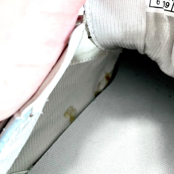 Geox Grey Snakeskin Silver Metallic Low-Top Sneakers Size US 9 EU 39 - Picture 9 of 11